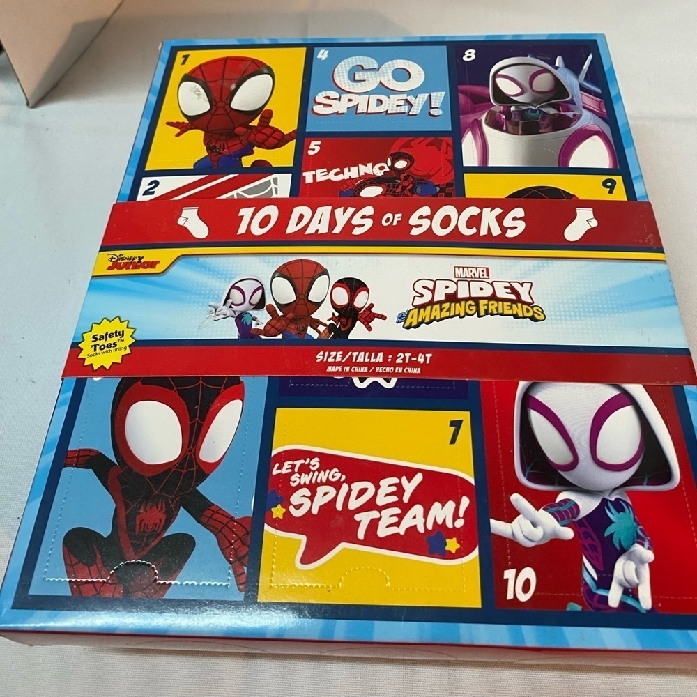 Disney Junior 10 Days of Socks 2T-4T (GU)